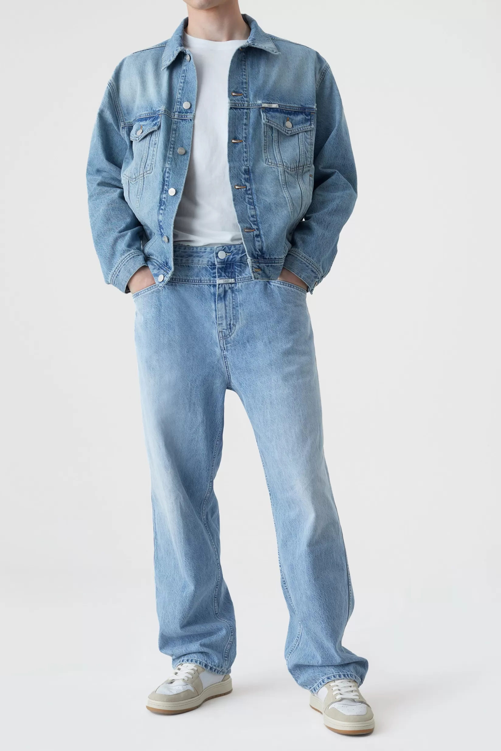 Online CLOSED A Better Blue Jacket Light Blue
