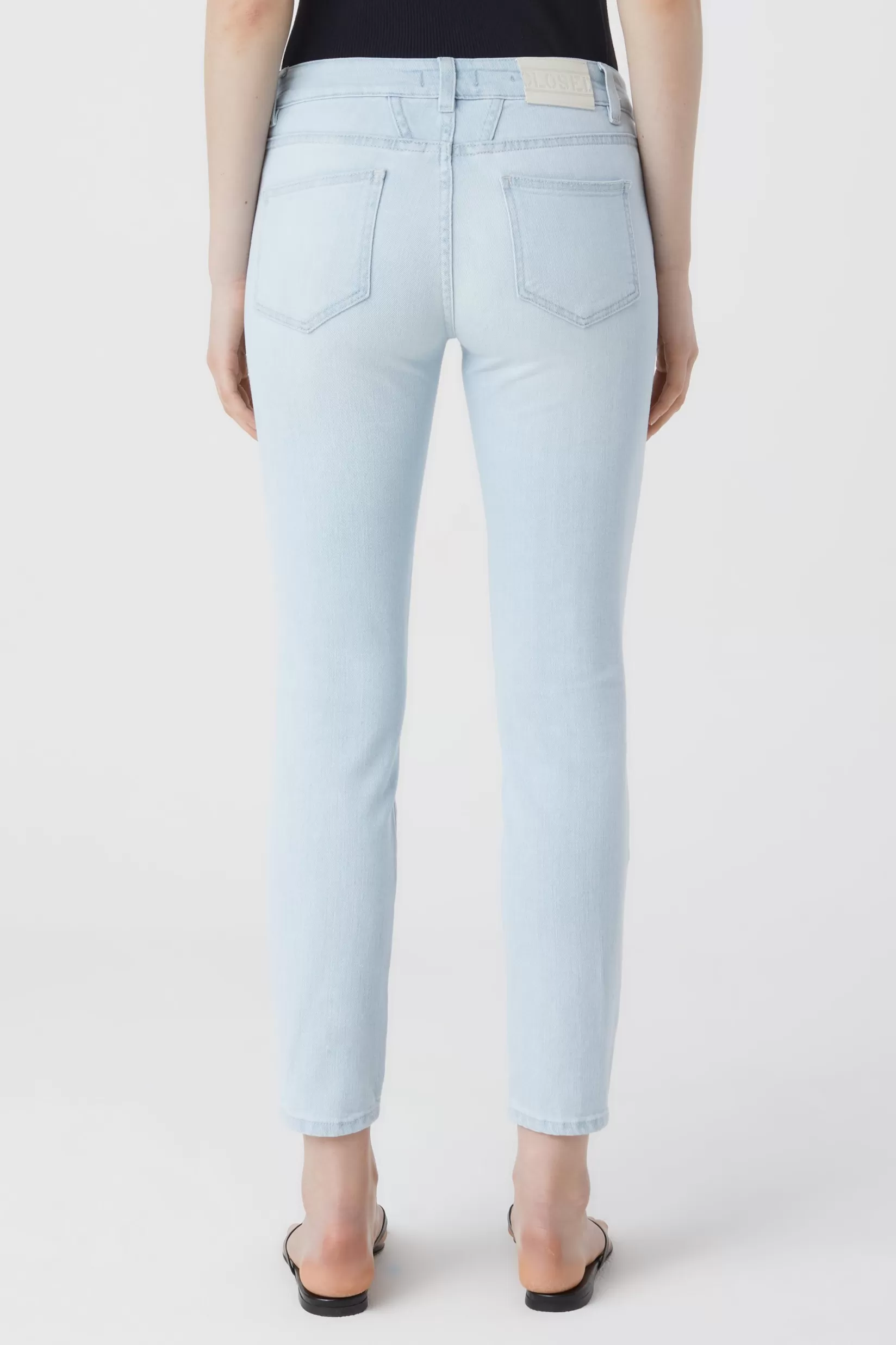 Best Sale CLOSED Baker Super Stretch Blue Denim Light Blue