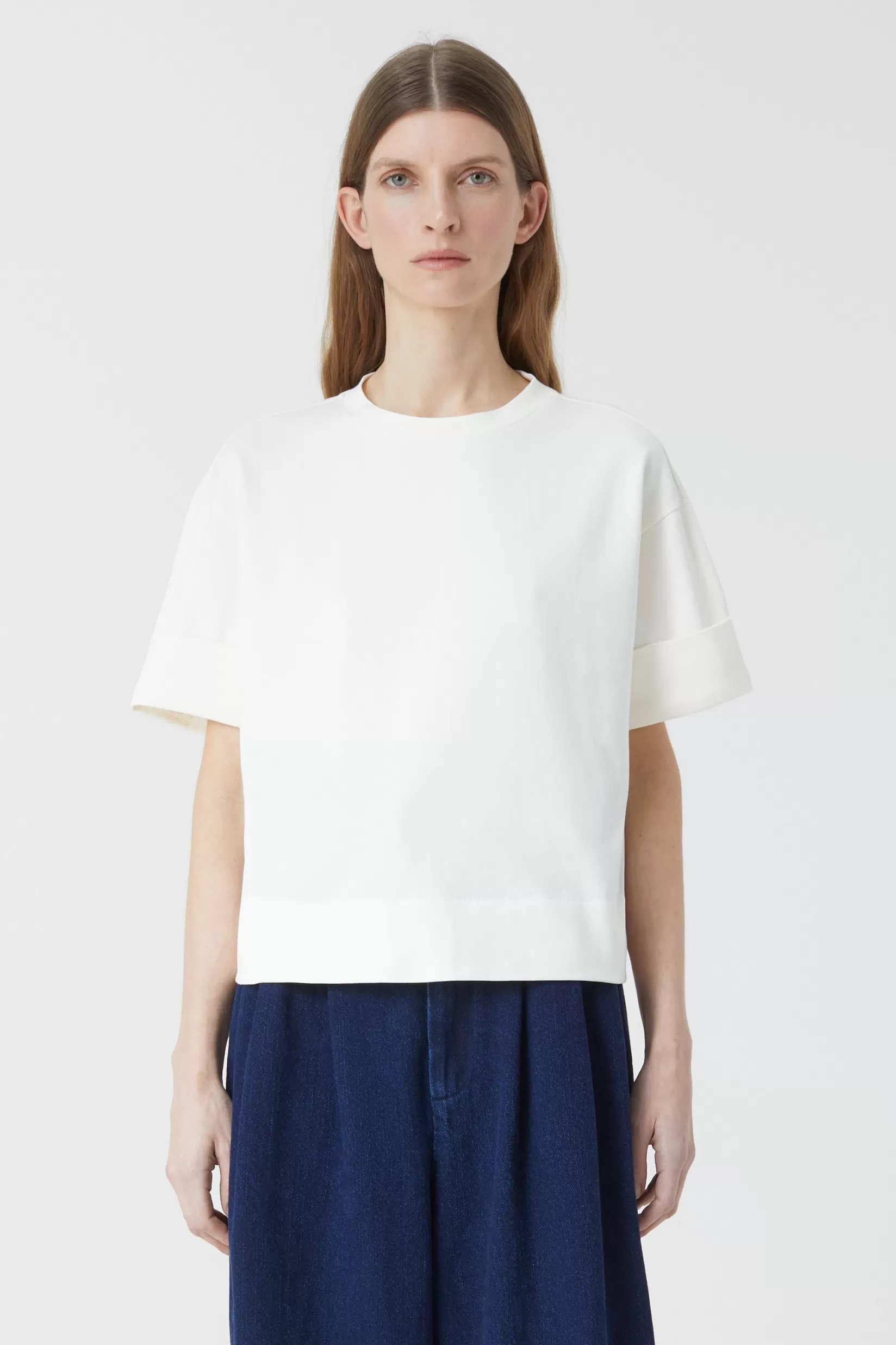 Outlet CLOSED Cropped T-Shirt Ivory