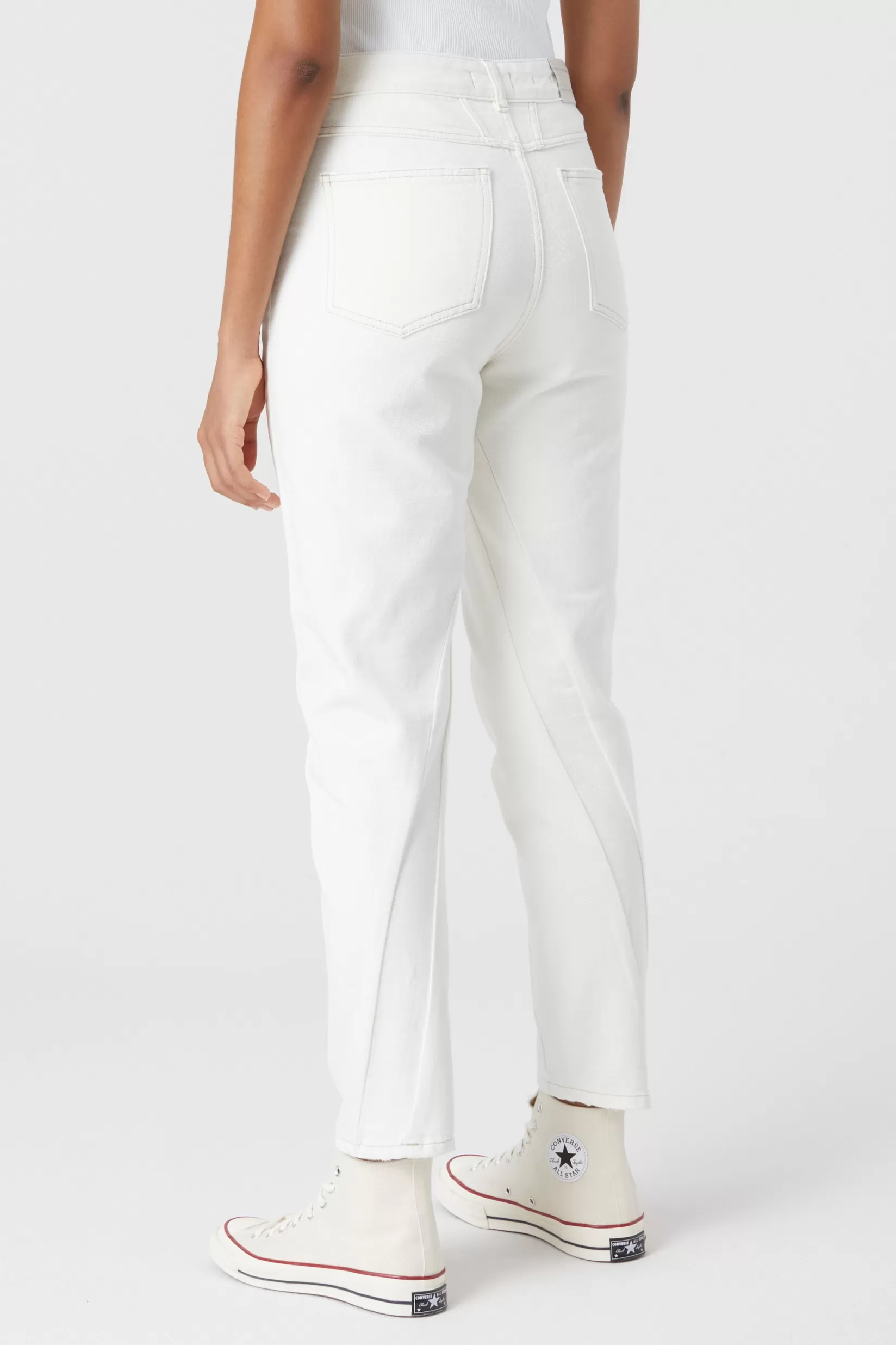 Shop CLOSED Curved-X Ecru Denim Creme