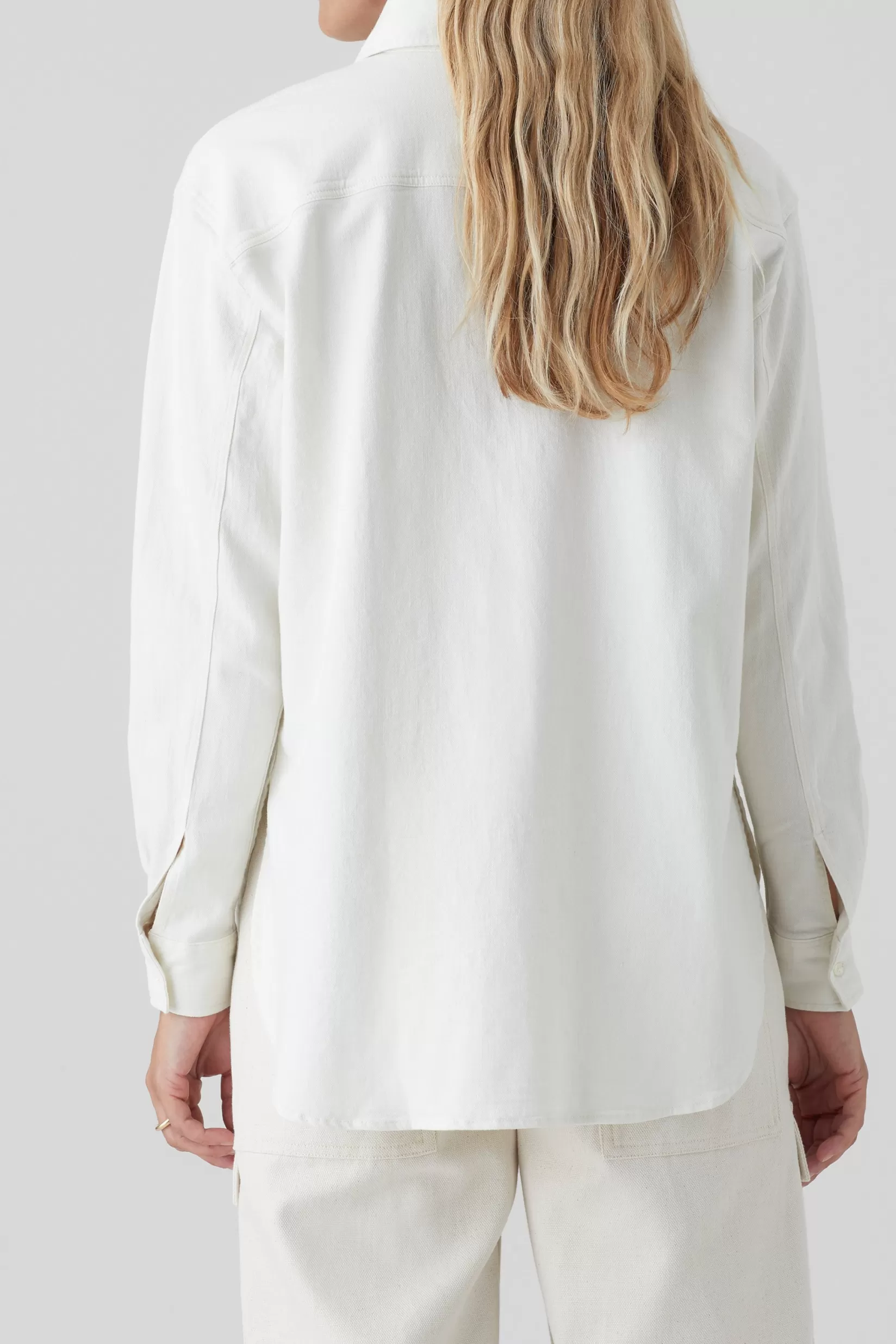 Hot CLOSED Ecru Denim Shirt White