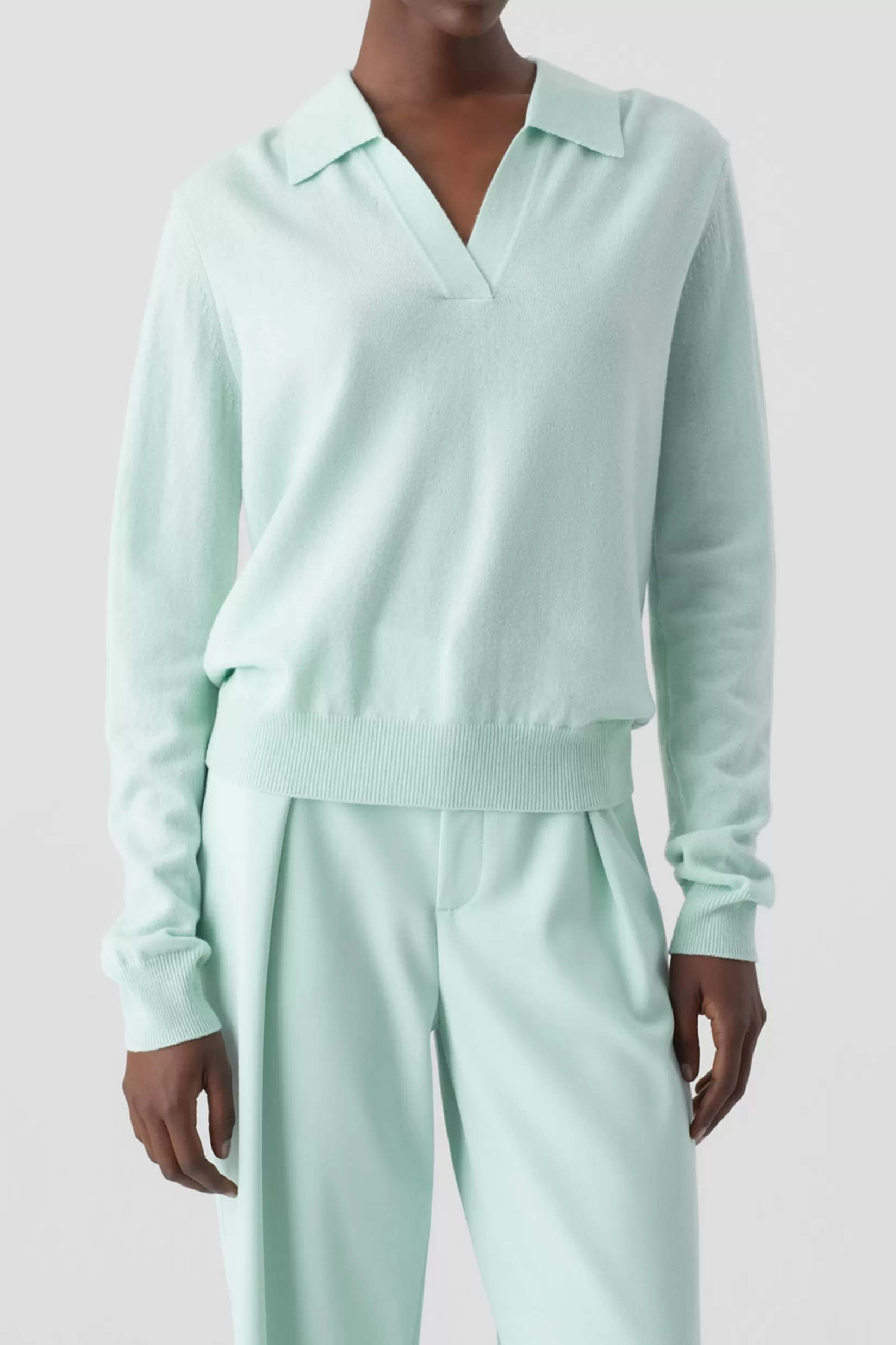 Flash Sale CLOSED Feinstrickpullover Aus Merinowolle & Cashmere Fresh Mint