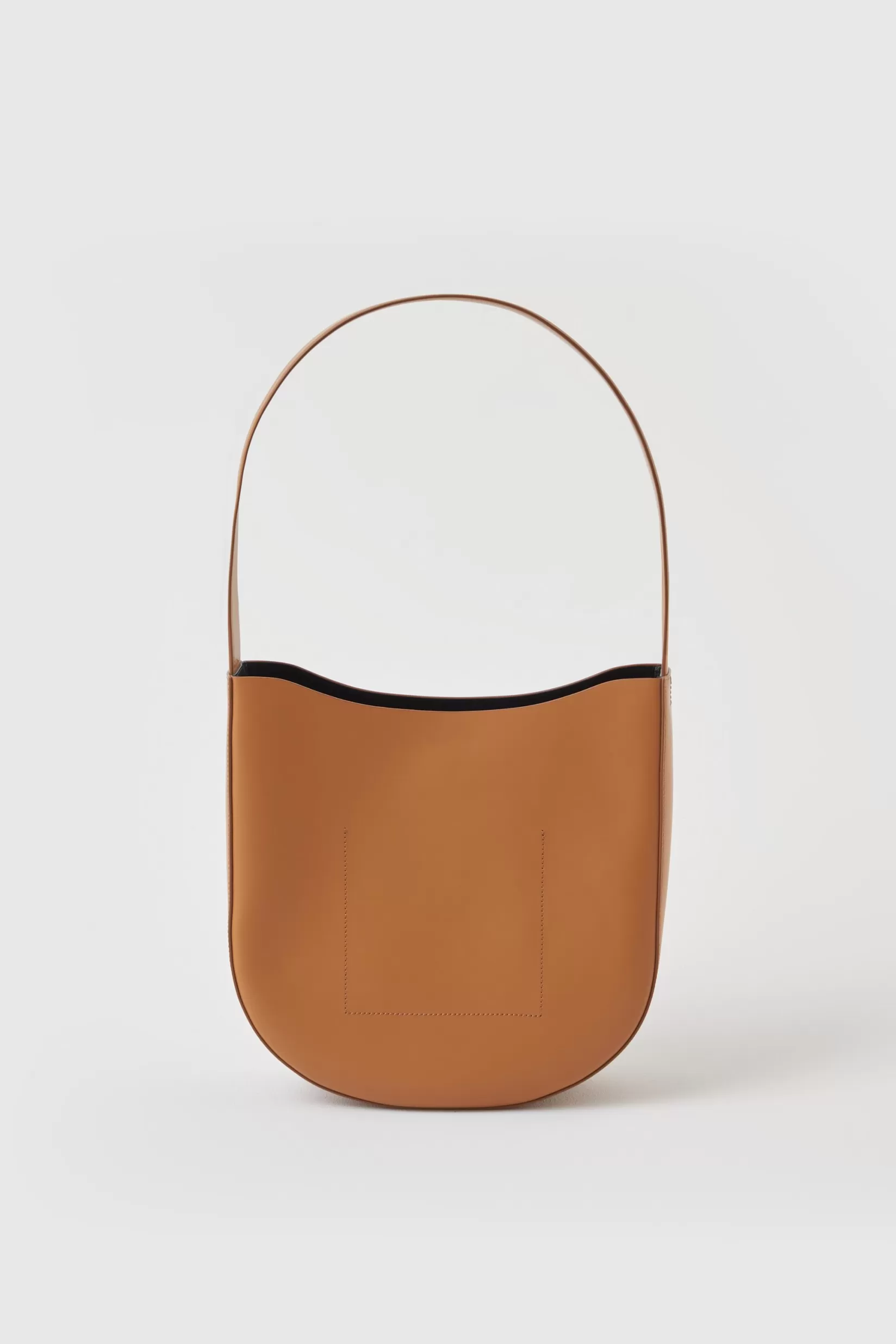 Store CLOSED Half Round Bag Large Cognac