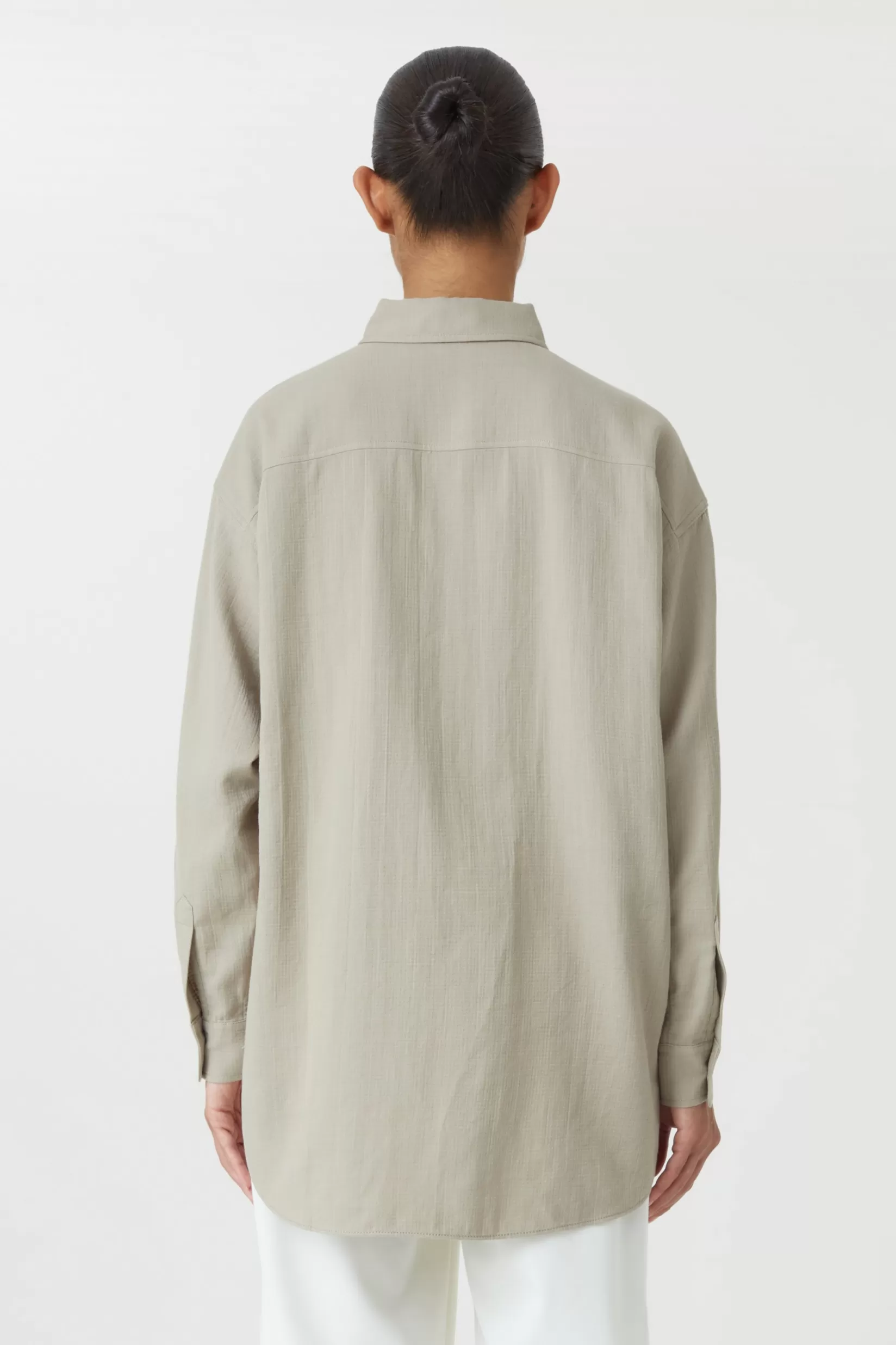 Outlet CLOSED Longshirt Aus Baumwollstoff Grey Veneer