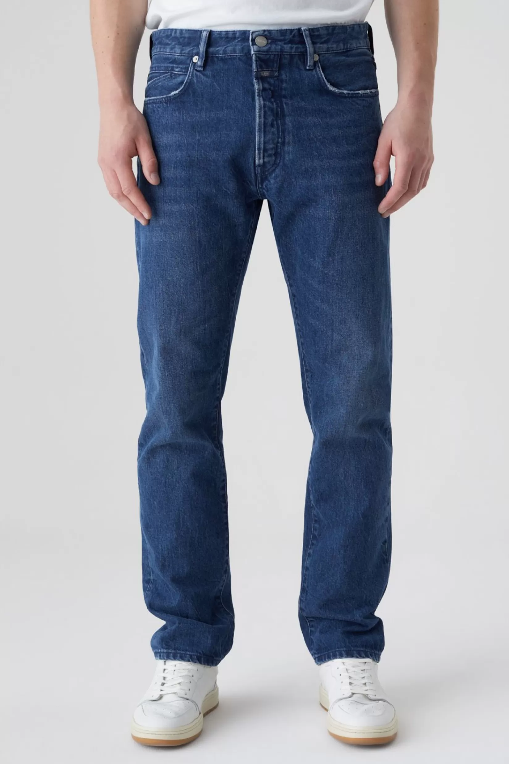 Clearance CLOSED Oakland Straight Jeans Mid Blue
