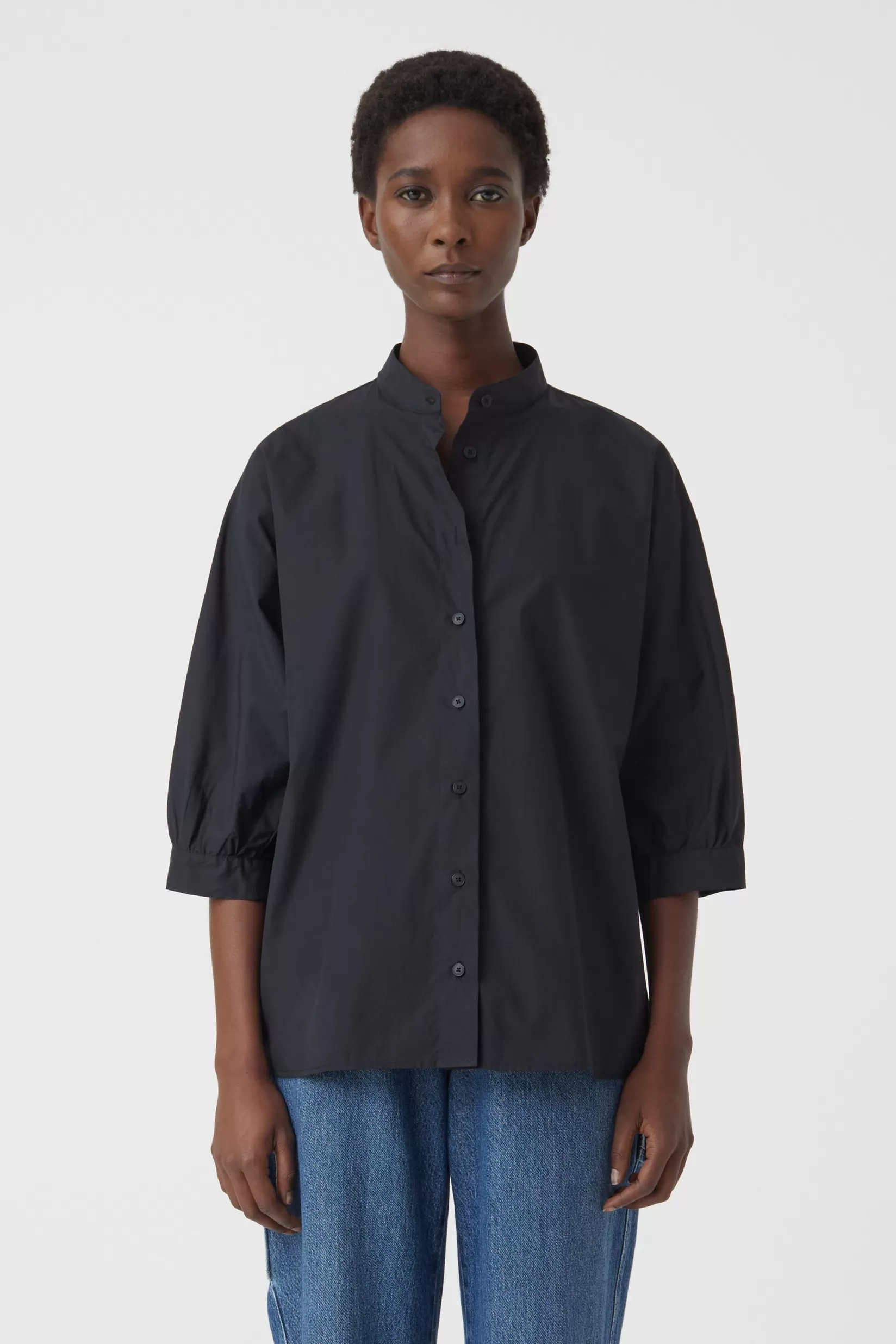 Clearance CLOSED Relaxed Blouse Black