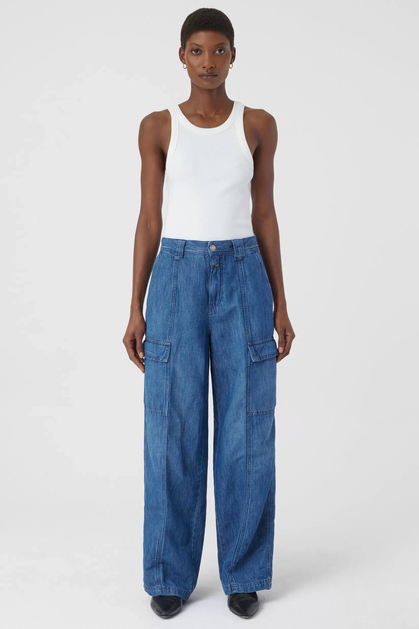 Best Sale CLOSED Roye Light Denim Pants Dark Blue