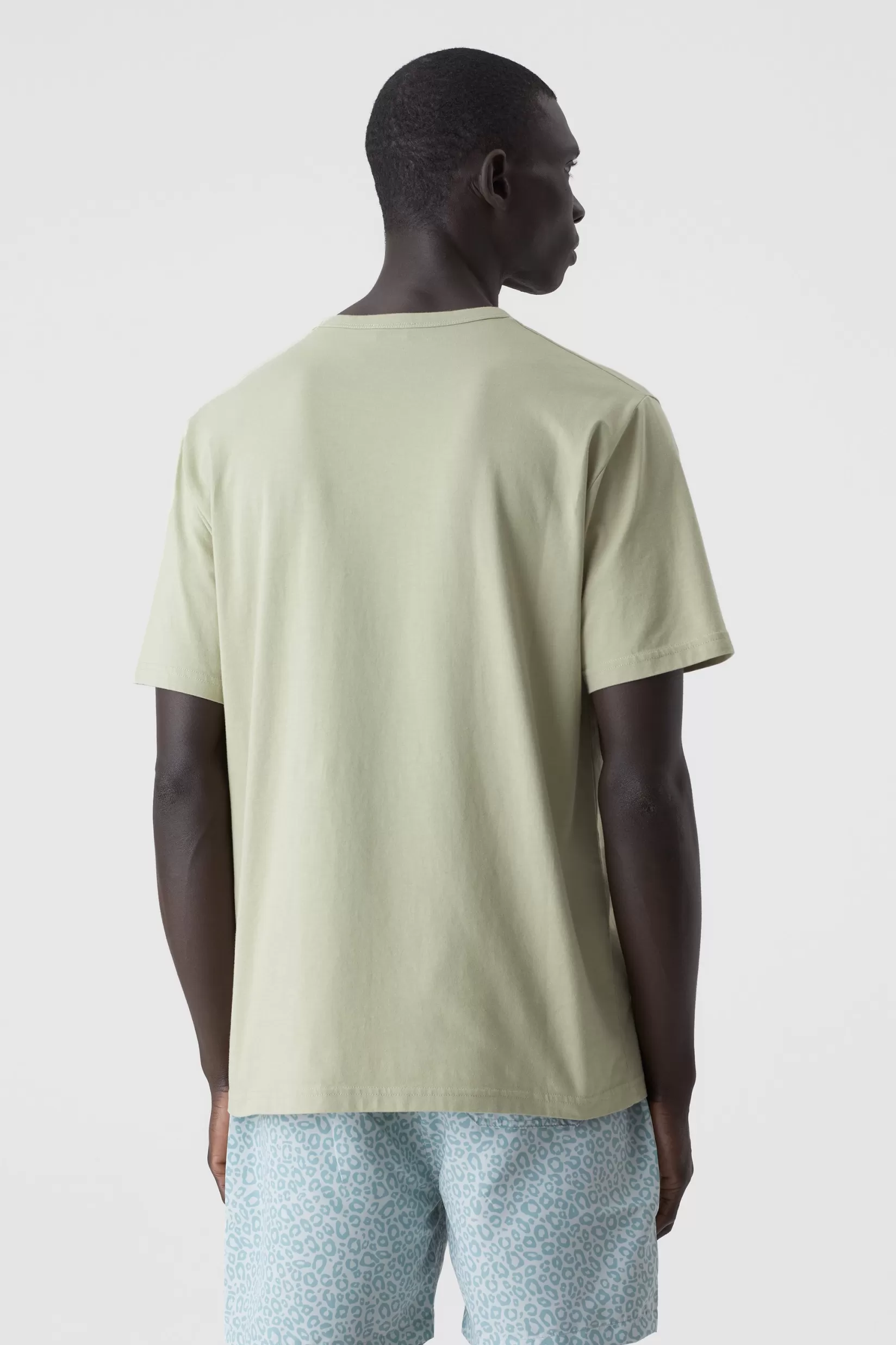 Cheap CLOSED Slim Fit T-Shirt Aus Bio-Baumwolle Light Moss Green