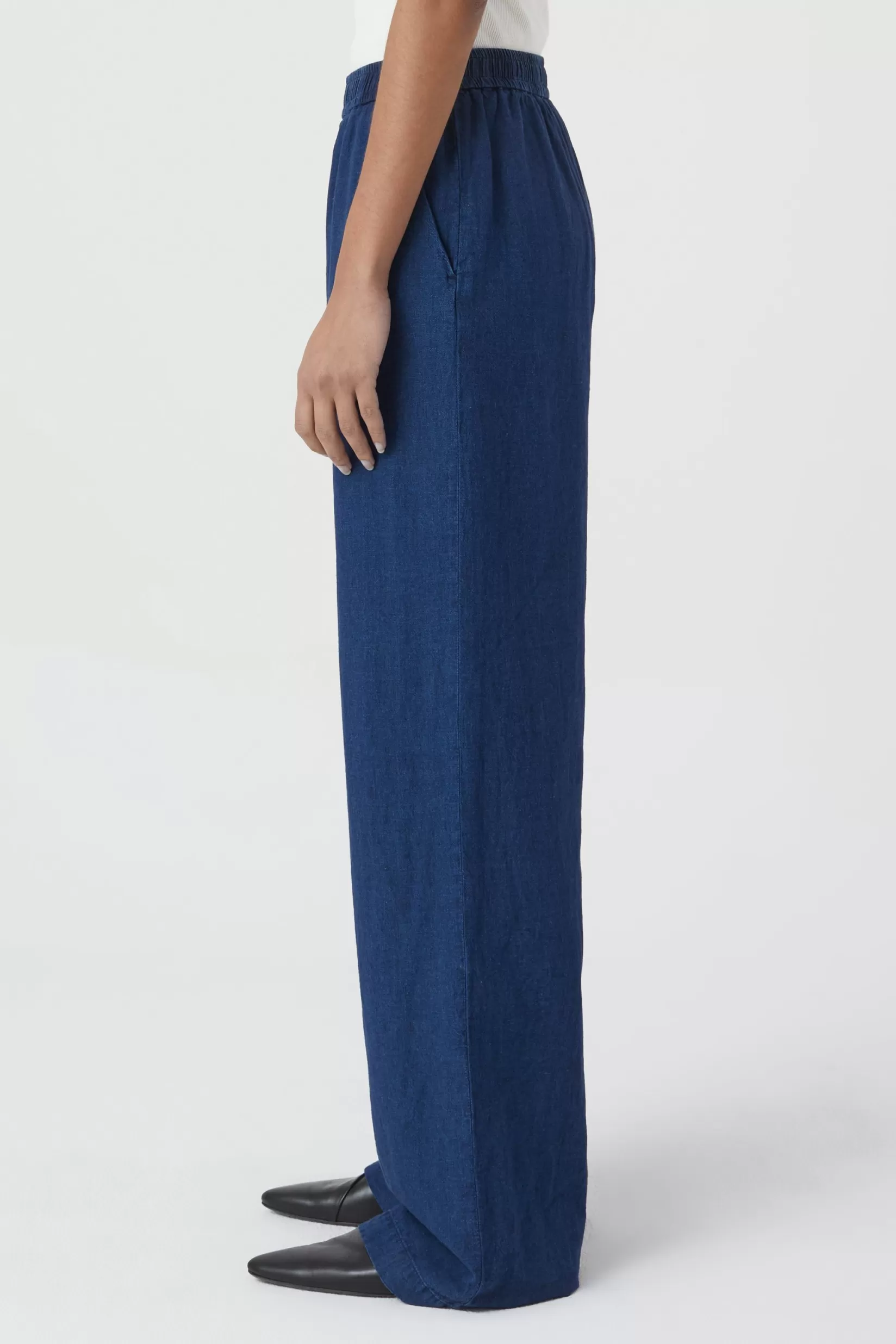 Flash Sale CLOSED Winona Pants Aus Leinen & Baumwolle Dark Blue